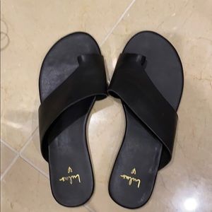 Black sandals